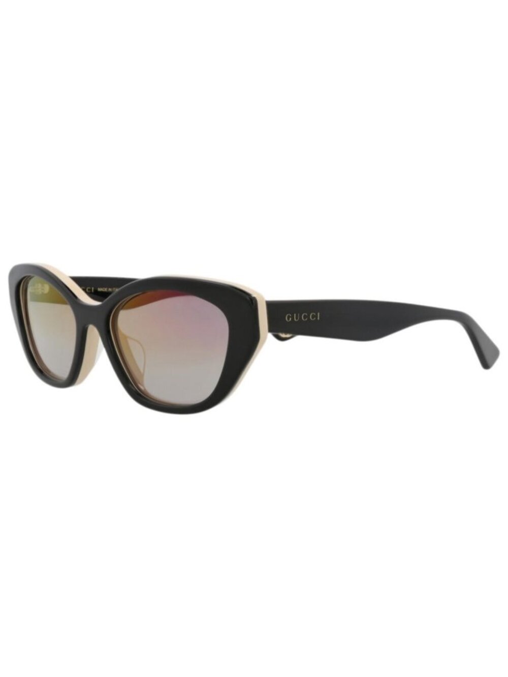 New Gucci Womens Cat Eye Black Black Red Fashion Designer Sunglasses